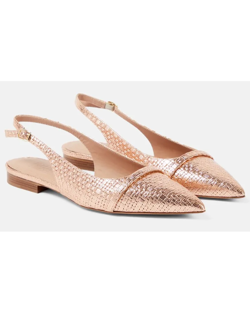 Malone Souliers Ballerine slingback Jama in pelle Oro
