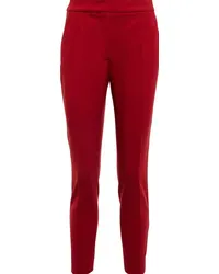 Max Mara Pantaloni Pegno cropped in jersey Rosso