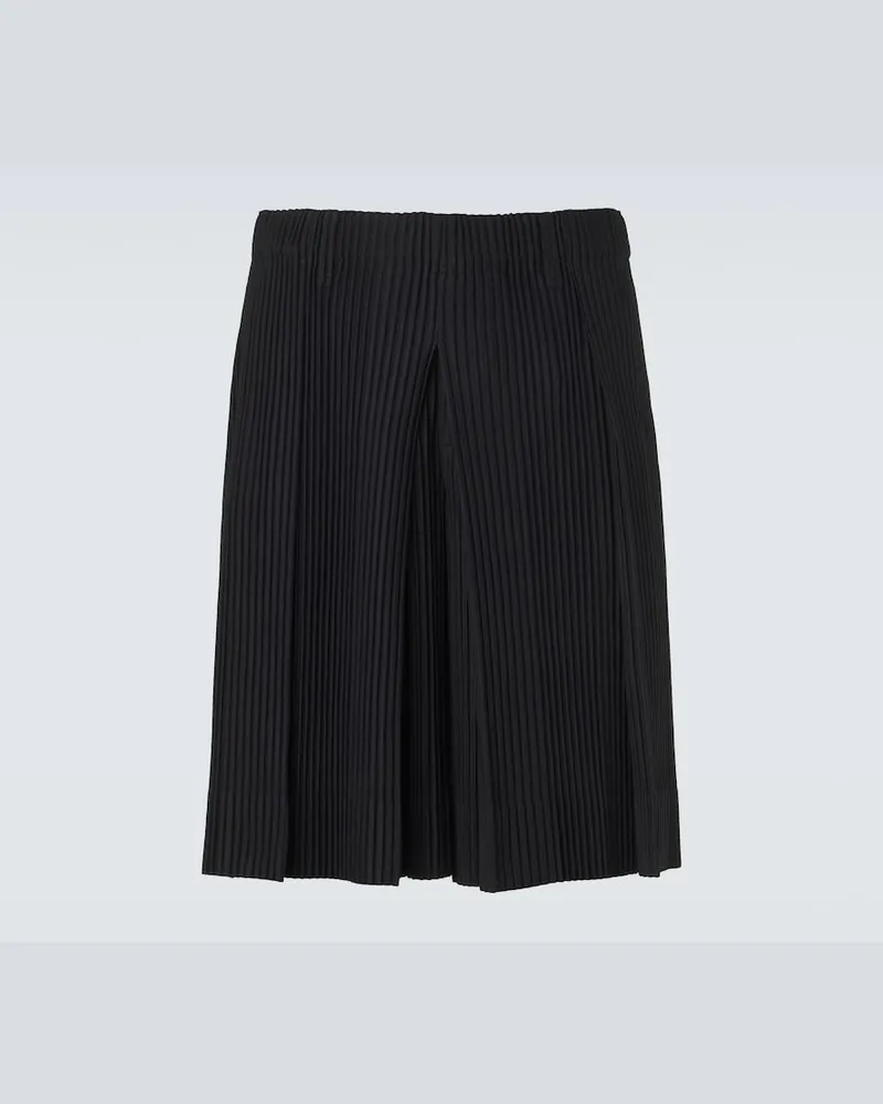 Issey Miyake Homme PlissÃ© Issey Miyake Bermuda Tailored Pleats 2 Nero