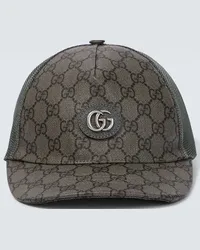 Gucci Cappello da baseball in canvas Grigio