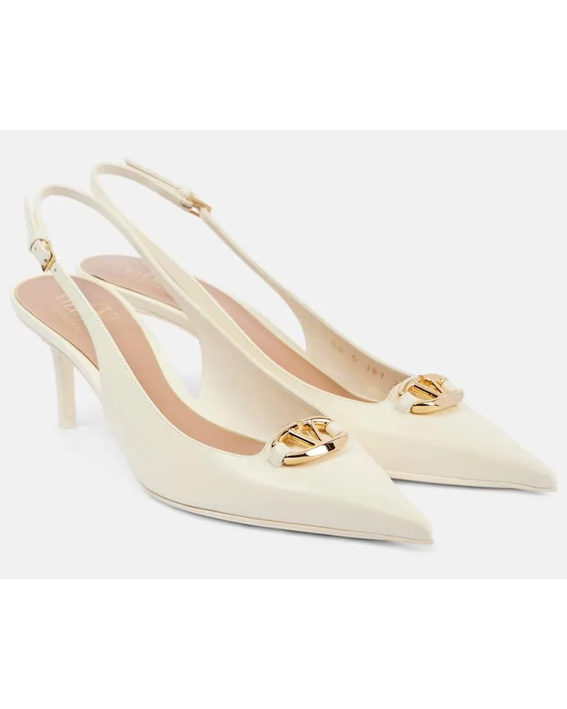 Valentino Garavani Pumps slingback The Bold Edition VLogo 60 Bianco