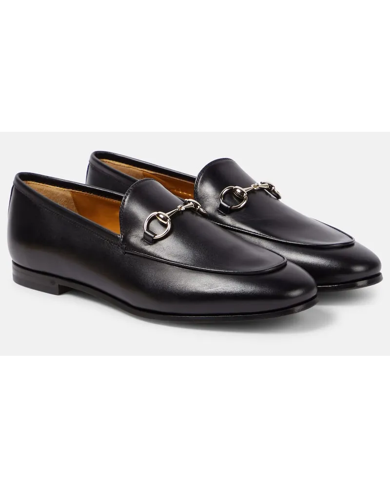 Gucci Mocassini Jordaan Horsebit in pelle Nero