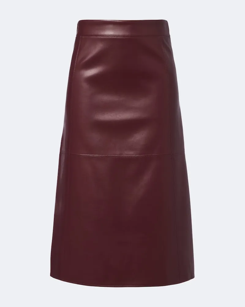 Max Mara Gonna a tubino Borgogna
