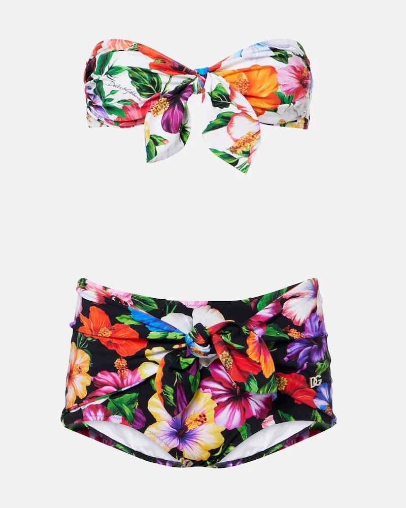 Dolce & Gabbana Bikini con stampa floreale Multicolore