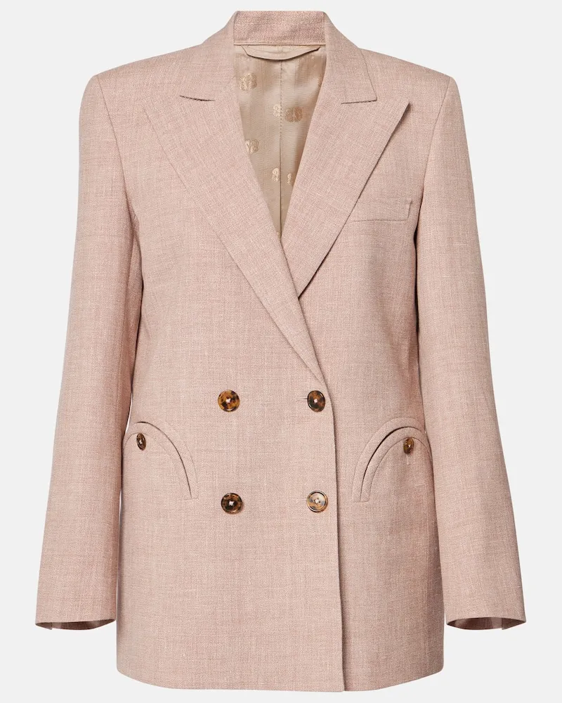 Blazé Milano BlazÃ© Milano Blazer Spray in lino e lana Beige