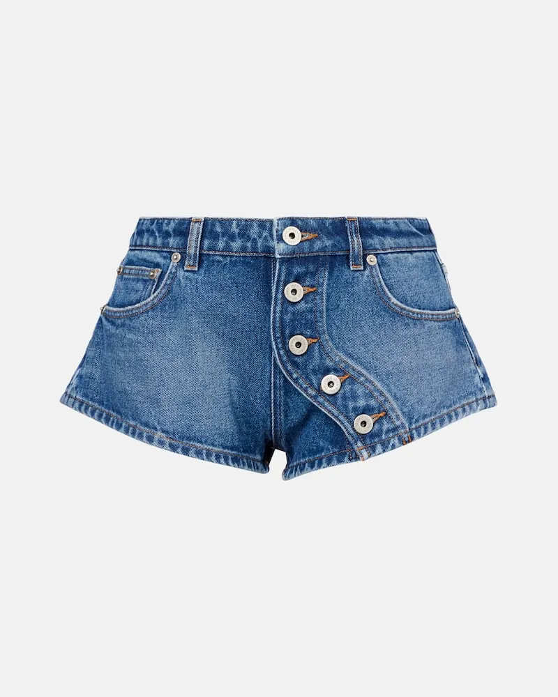Jean Paul Gaultier Shorts di jeans Blu