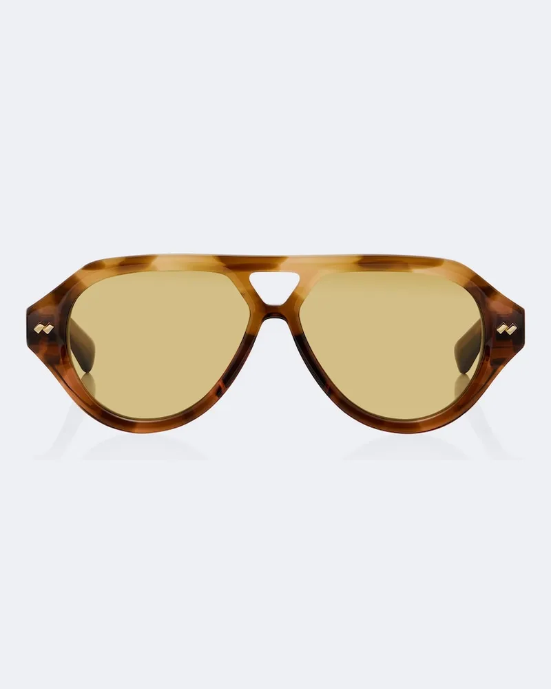 Bottega Veneta Occhiali da sole aviator Ribbon Marrone