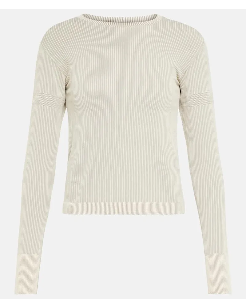 CORDOVA Top Base Layer in maglia a coste Grigio