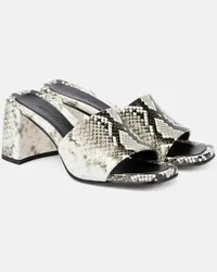 Jimmy Choo Sandali Lena 70 in pelle stampata Multicolore