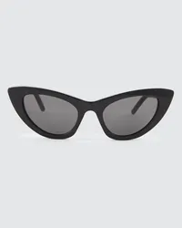 Saint Laurent Occhiali da sole cat-eye Nero