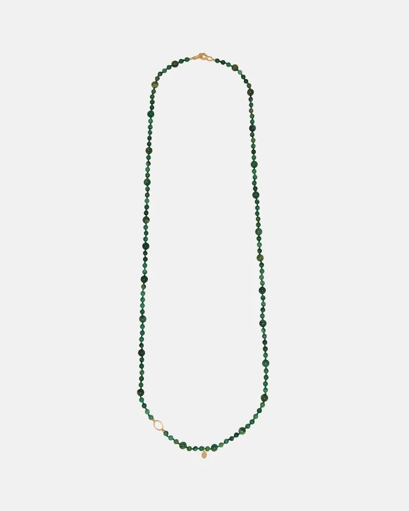 Totême Collana Inifinity in giada Verde