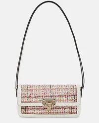 Valentino Garavani Borsa a spalla Rockstud23 E/W in tweed Multicolore