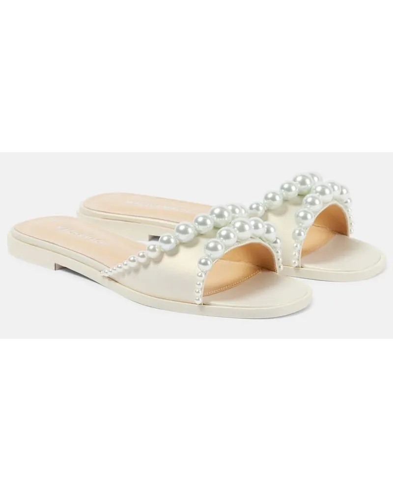 Mach & Mach Sandali Sirene in pelle Bianco