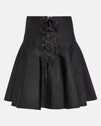 Alaïa Alaïa Minigonna a pieghe Nero