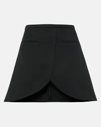 Courrèges Courrèges Minigonna in twill Nero