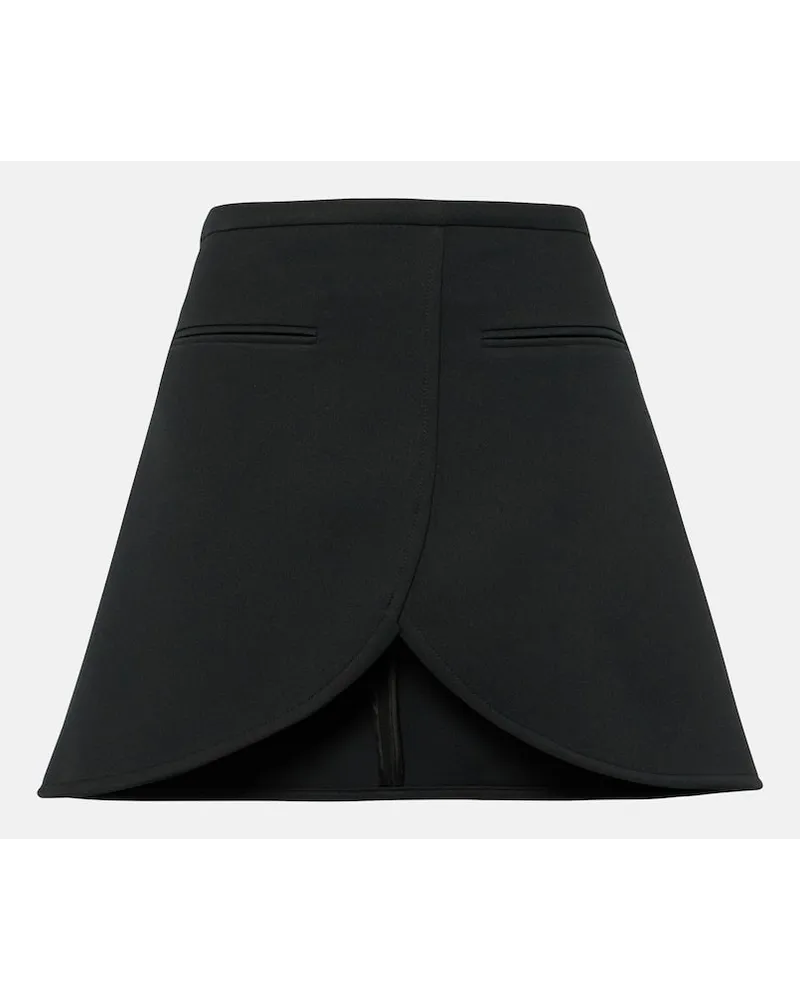 Courrèges CourrÃ¨ges Minigonna in twill Nero