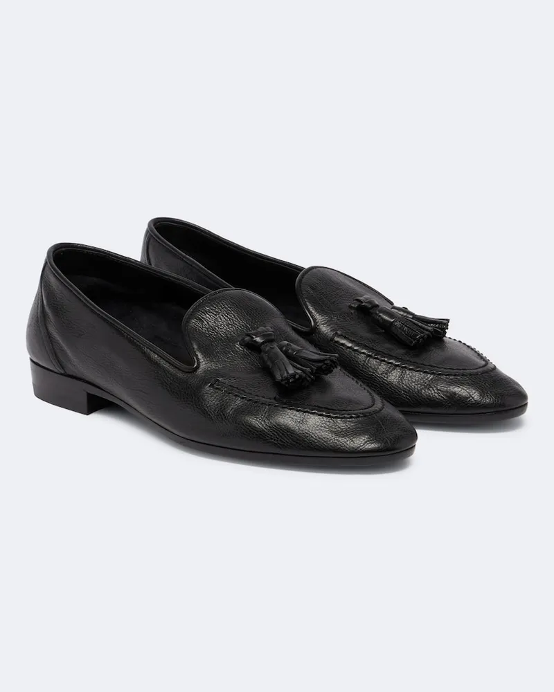 The Row Mocassini Caden in pelle Nero