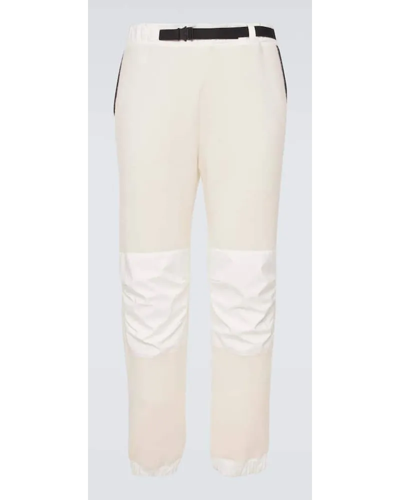 Loro Piana Pantaloni sportivi in cashmere Bianco