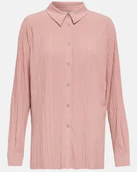 Max Mara Leisure - Camicia Paio in jersey plissé Rosa