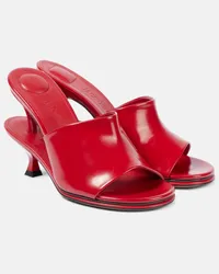 Jacquemus Mules Les Doubles in pelle Rosso