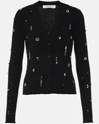 Dorothee Schumacher Cardigan in lana con cristalli Nero