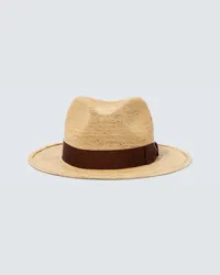 Borsalino Cappello panama in paglia Beige