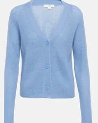 Vince Cardigan in misto lana e mohair Blu