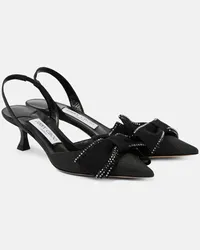 Jimmy Choo Pumps slingback Brook 50 con decorazioni Nero