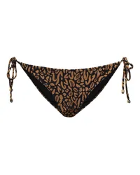 Nanushka Slip bikini Julie con stampa leopardata Neutro