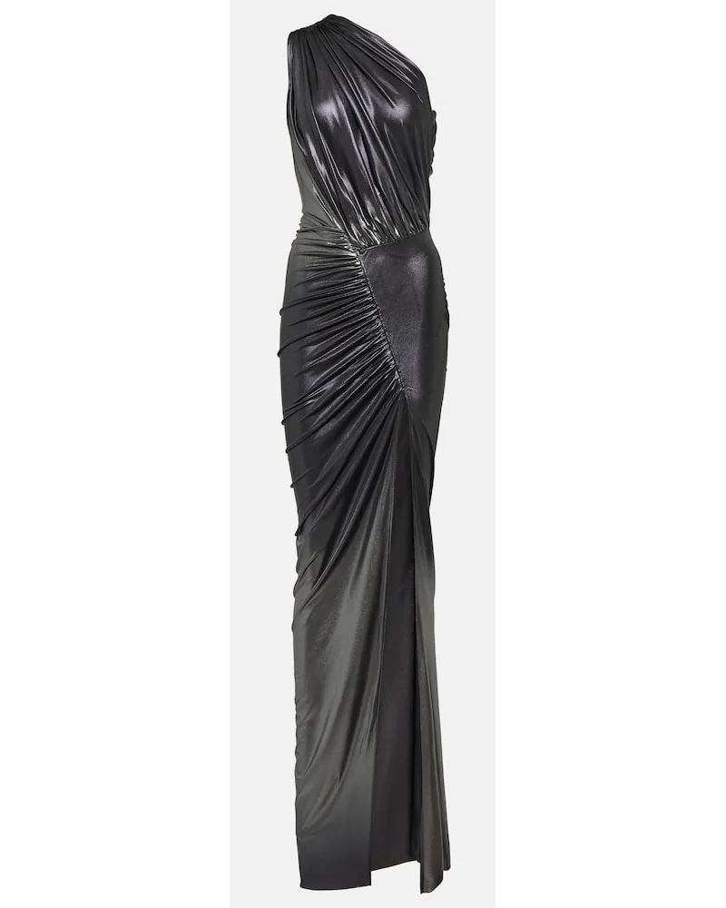 Rick Owens Abito lungo monospalla Argento
