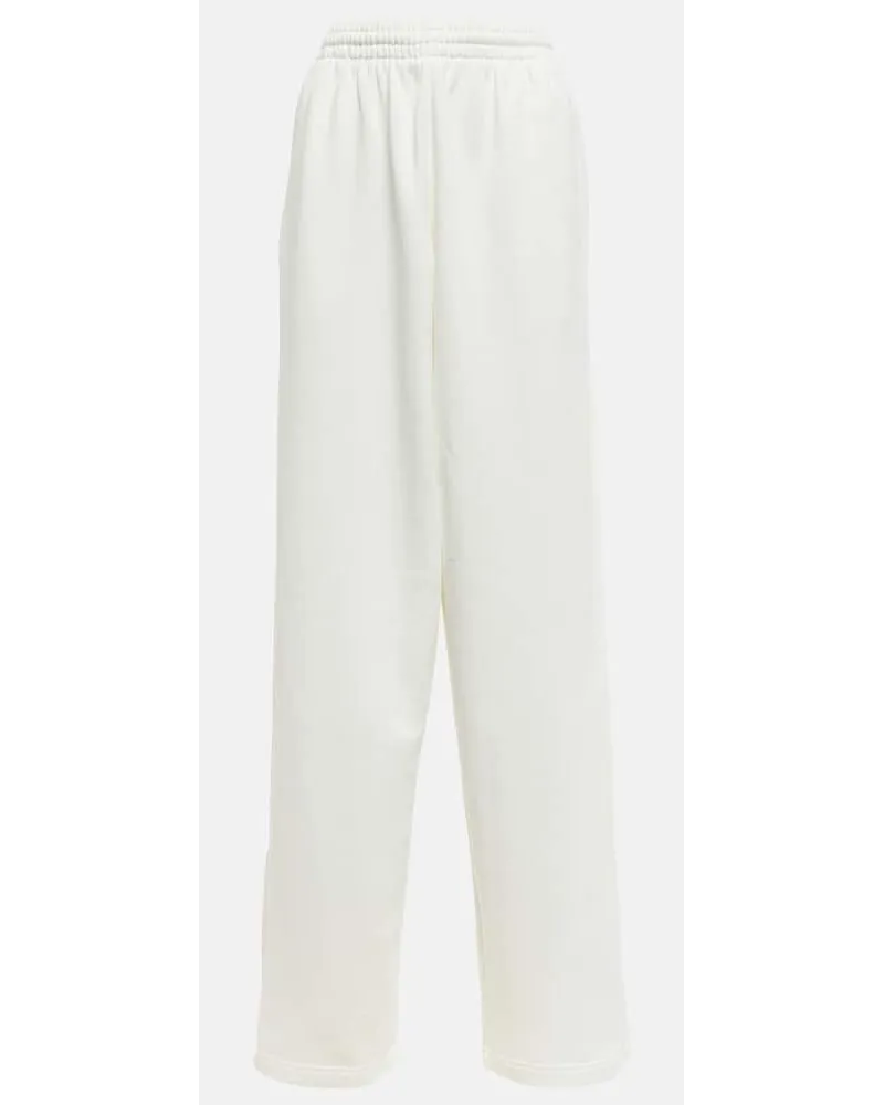 WARDROBE.NYC x Hailey Bieber - Pantaloni sportivi HB in pile di cotone Bianco