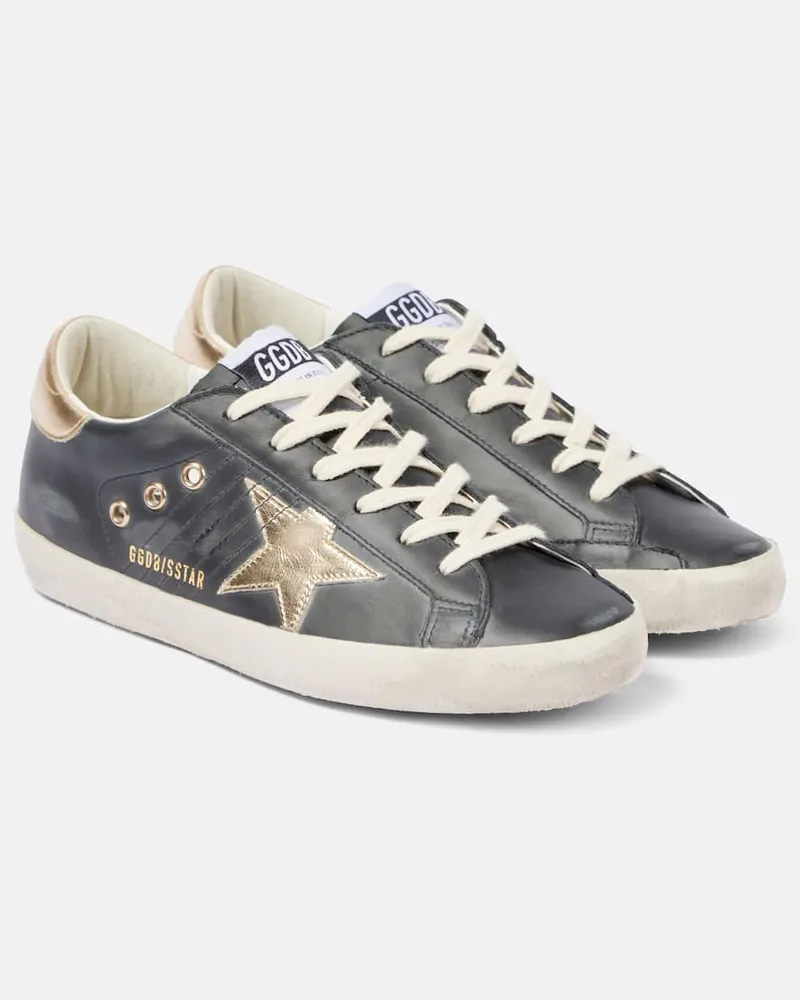 Golden Goose Sneakers Super Star in pelle Nero