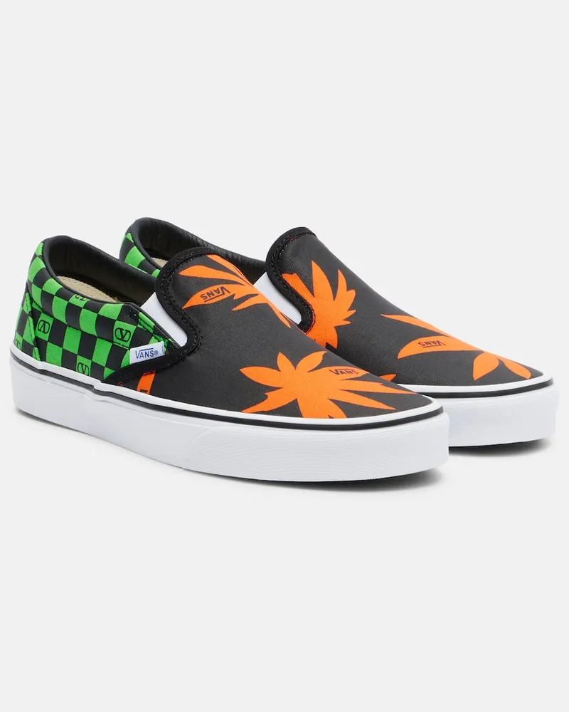 Valentino Garavani x Vans - Sneakers VLogo in canvas con stampa Multicolore