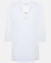 Valentino Garavani Copricostume in maglia Bianco