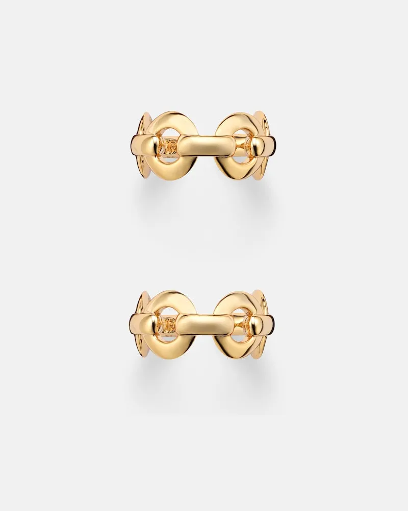 Jennifer Fisher Set di 2 orecchini ear cuff placcati in oro 14kt Oro