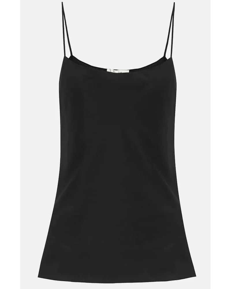 The Row Camisole Biggins in crÃªpe Nero