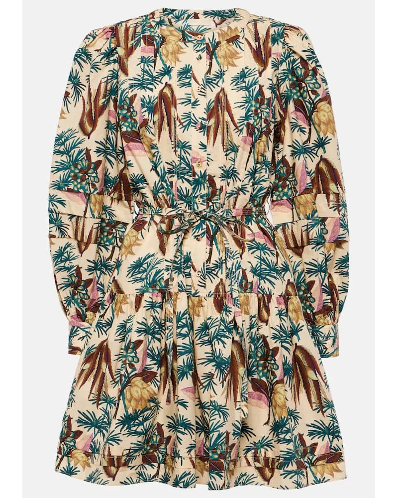 Ulla Johnson Miniabito Karina in popeline di cotone Multicolore
