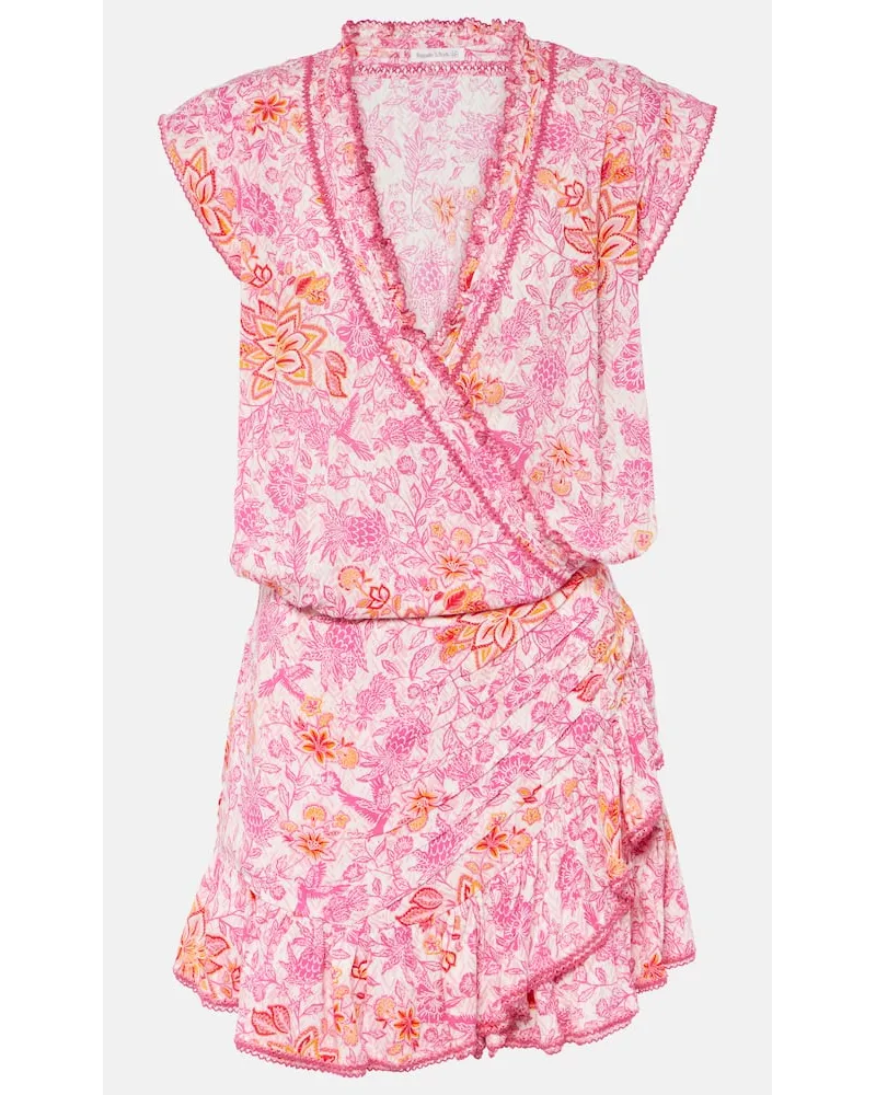 Poupette St Barth Miniabito con stampa Rosa