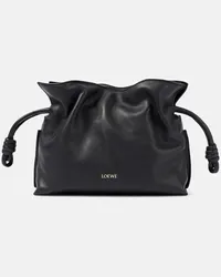 Loewe Clutch Flamenco Mini in pelle Nero