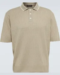 Loro Piana Polo in lino Beige