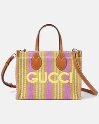 Gucci Borsa Gucci Summer Small con pelle Beige