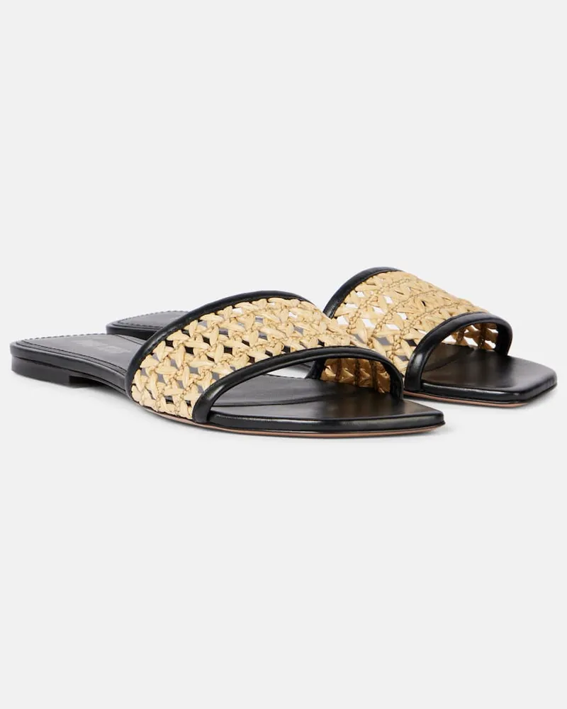 Paris Texas Mules Ava 50 con pelle Nero