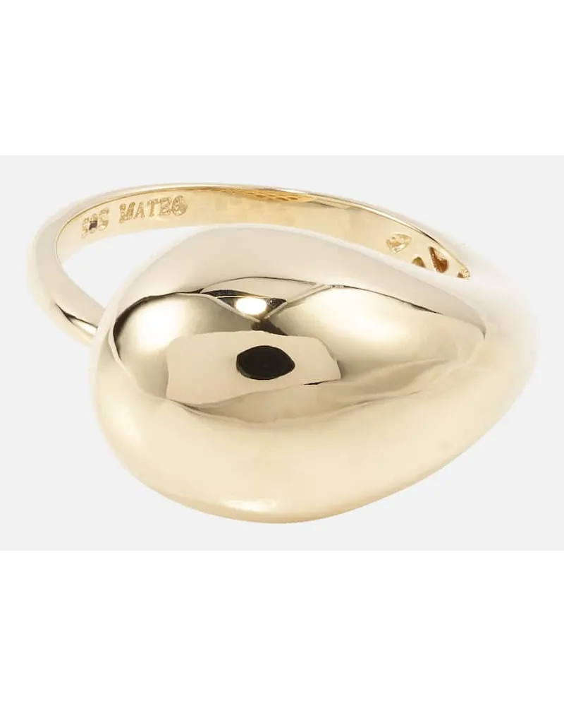 MATEO Anello Water Droplet in oro 14kt Oro