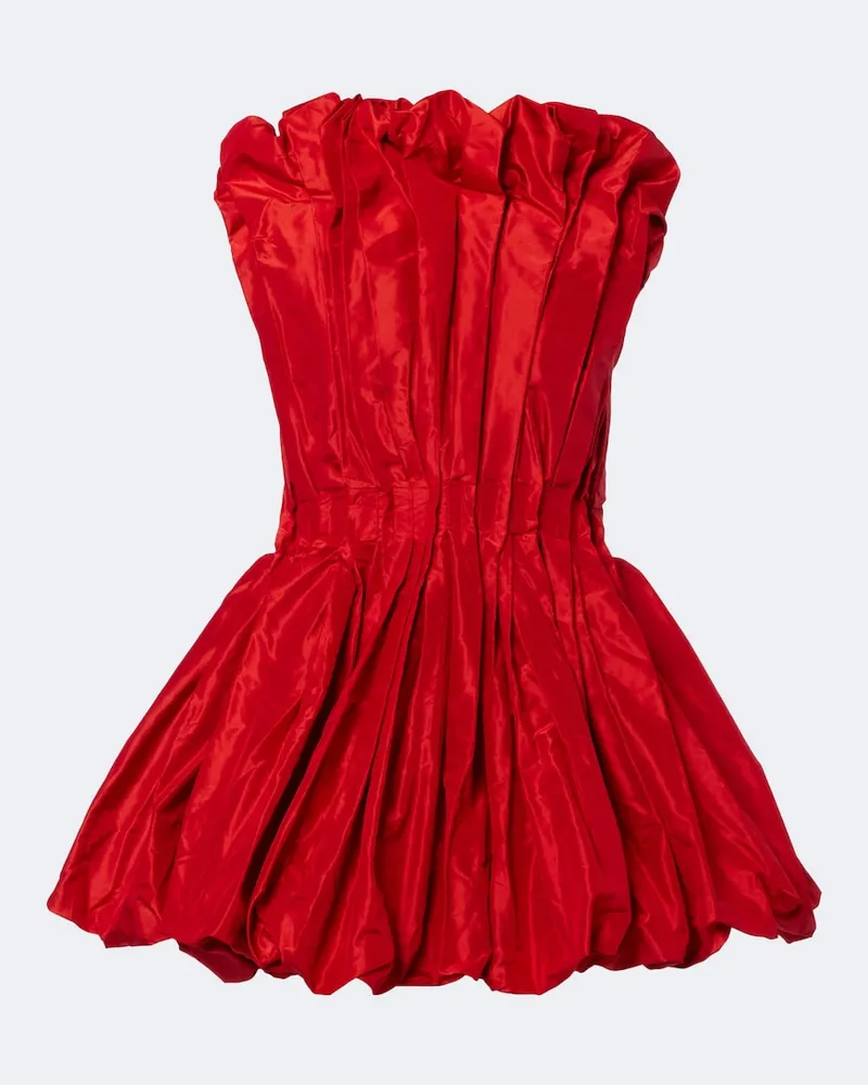 TOVE Top Marina in taffettà di seta Rosso