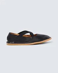 Dries van Noten Slippers in pelle Nero