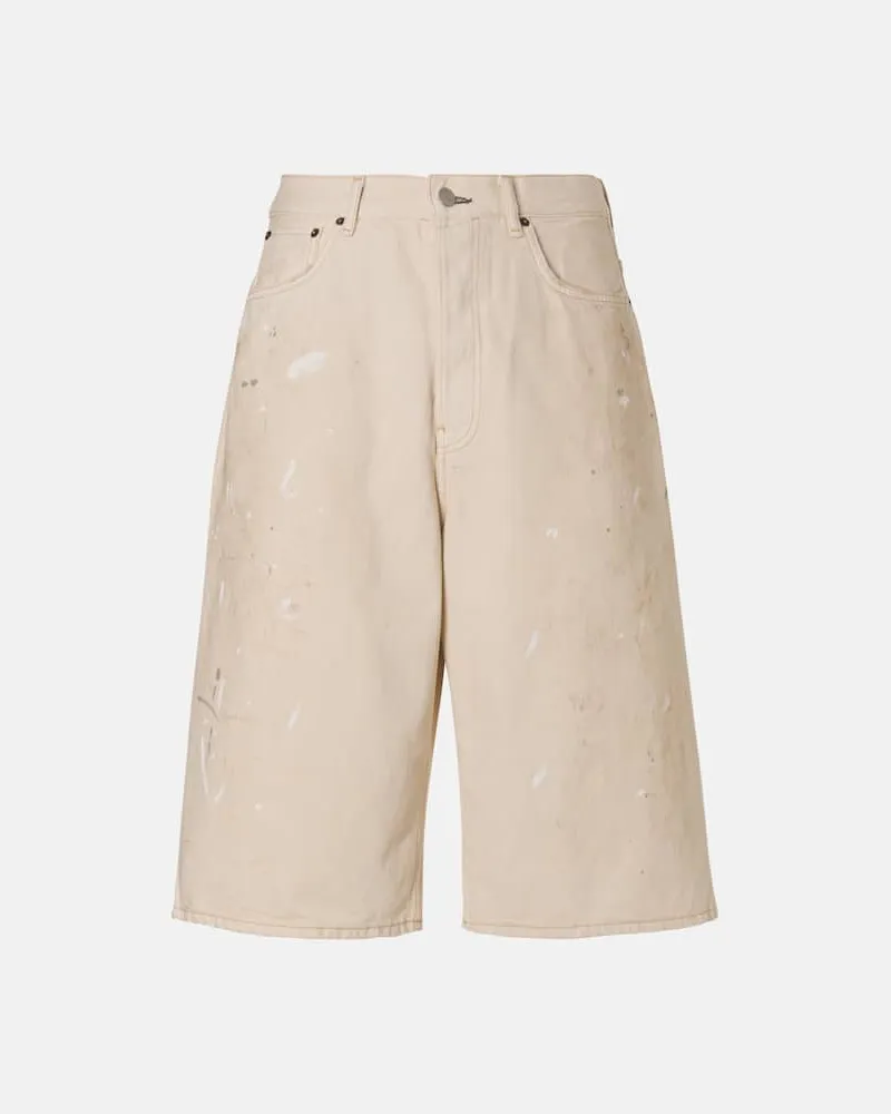 Acne Studios Bermuda in cotone Bianco