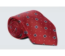 Cravatta in seta con stampa
