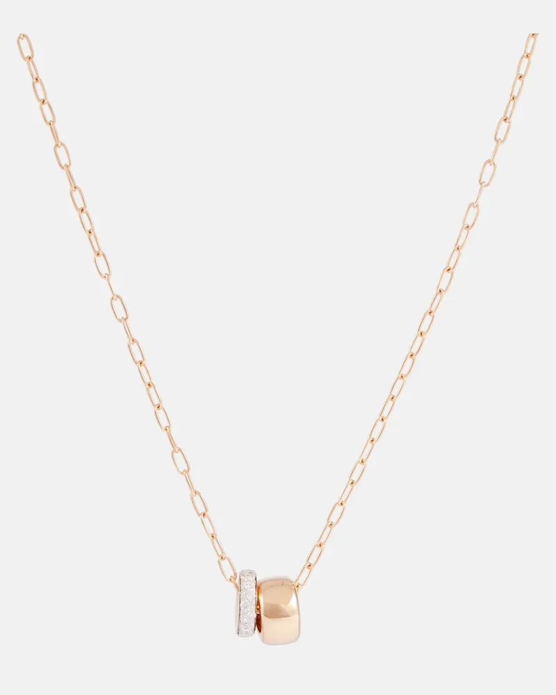 Pomellato Collana Iconica in oro 18kt con diamanti Metallizzato