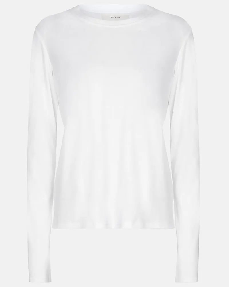 The Row Top Shermann in cotone Bianco