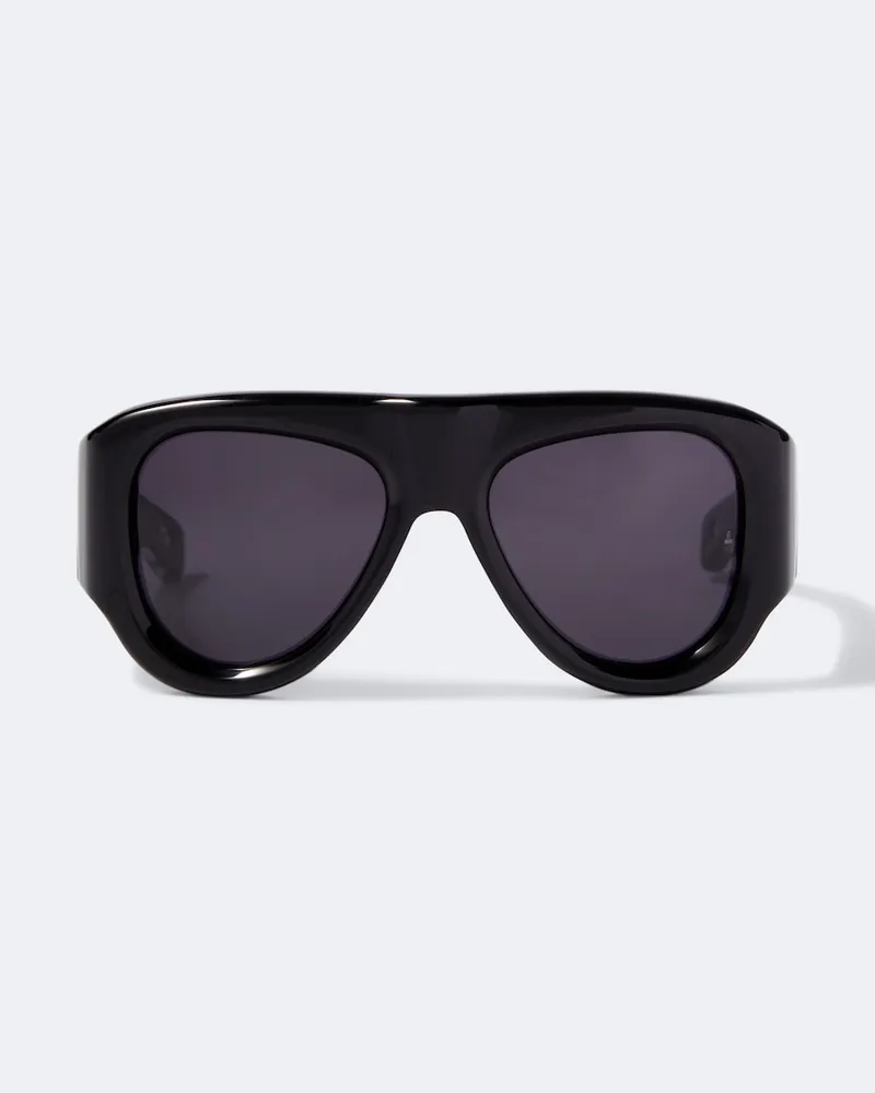 Jacques Marie Mage Occhiali da sole aviator Barclay Nero